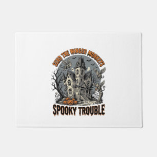 Spooky Winged Monkeys Haunted Halloween Shirt_1 Doormat