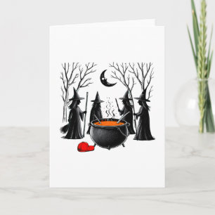 Spooky Witch Halloween Card