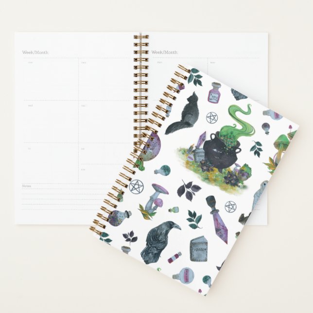 Spooky Witch Pattern Planner (Display)