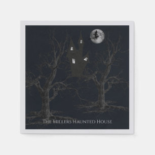 Spooky Witches Forest Napkin