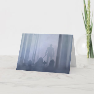 Spooky Woods on Halloween Card