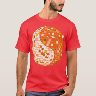 Spooky Yin Yang Disco Ball T-Shirt
