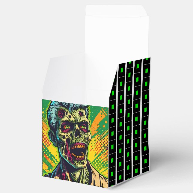 Spooky Zombie Halloween Party Favor Box (Opened)