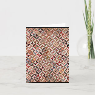 Spool quilt note card