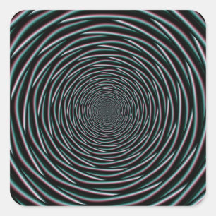 Spool Vortex Square Sticker