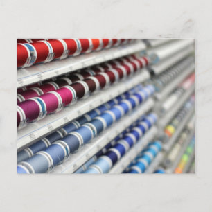 Spools of Sewing Thread Postcard