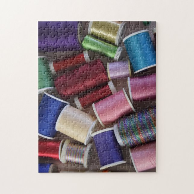 Spools Of Thread Jigsaw Puzzle (Vertical)