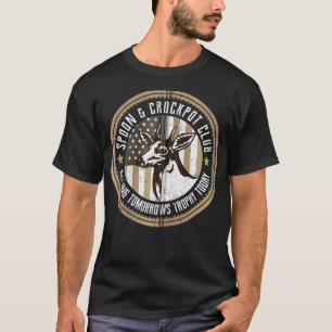 Spoon And Crockpot Club Tomorrow's Trophy Deer Hun T-Shirt