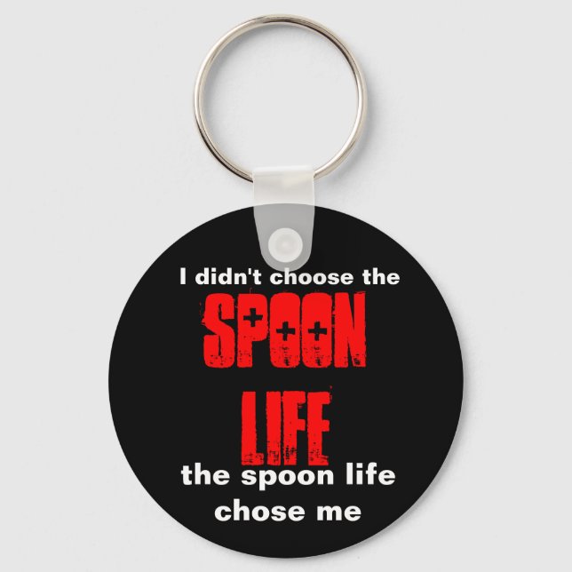 Spoon Life/Thug Life Keychain (Front)