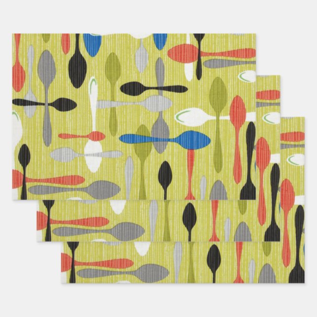 Spoon Me Wrapping Paper Sheet (Set)