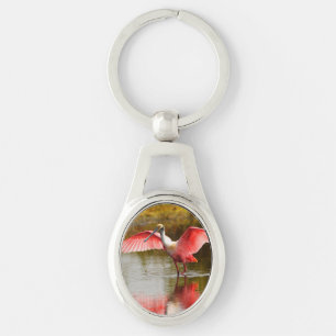 spoonbill keychain