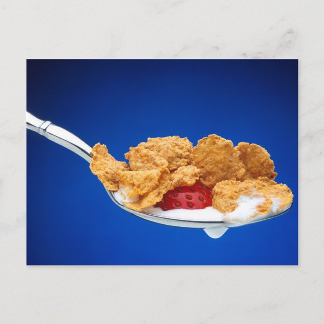 Spoonful of Cereal Postcard (Front)
