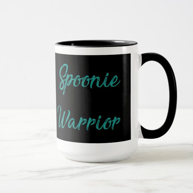 Spoonie Warrior Ringer Mug (Right)