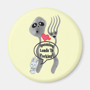 Spooning Leads to Forking Magnet