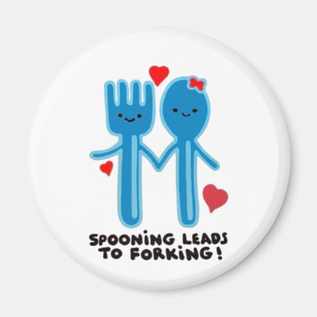 SPOONING LEADS TO FORKING MAGNET (Front)