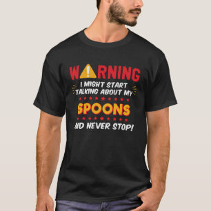 Spoons Game Spoon Collector Joke Graphic T-Shirt