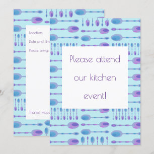 Spoons Kitchen Event Invitation