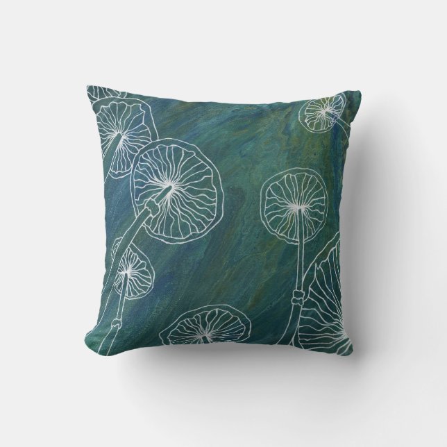 Sporchestral Night Throw Pillow (Front)
