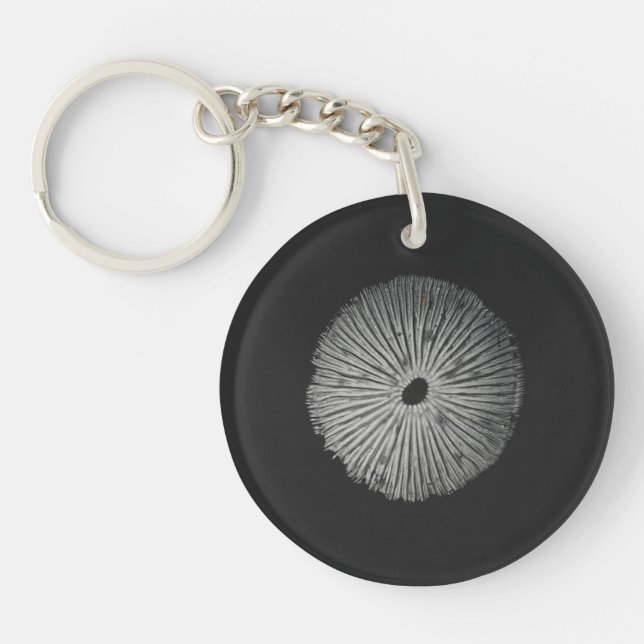 Spore Print Acrylic Keychain (Front)