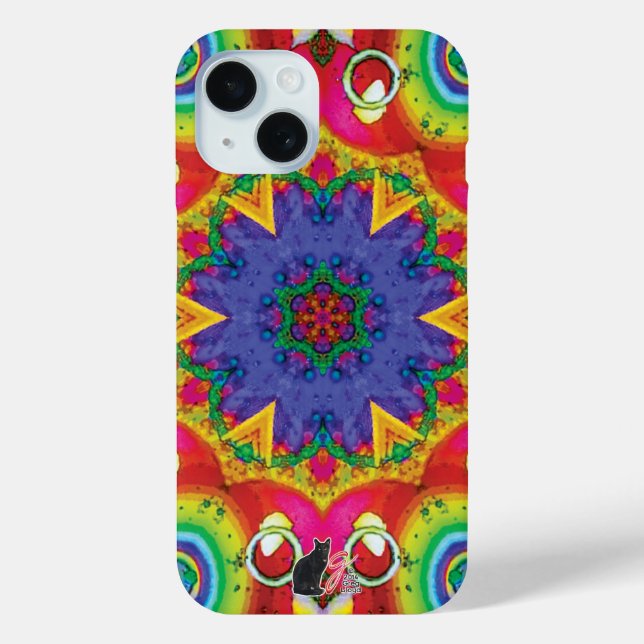 Spores Kaleidoscope Case-Mate iPhone Case (Back)