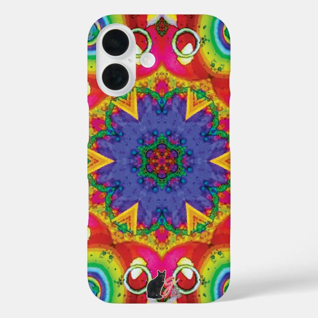 Spores Kaleidoscope Case-Mate iPhone Case (Back)