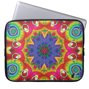 Spores Kaleidoscope Laptop Sleeve