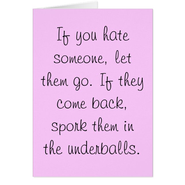 Spork ils dans la carte d'underballs (Devant)