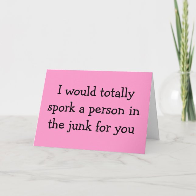 Spork une carte de personne (Devant)