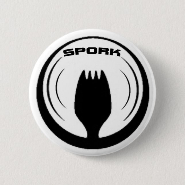 Sporky 2 Inch Round Button (Front)
