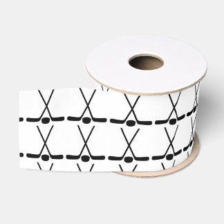 Sport Athlete Hockey Sticks It's A Boy Grosgrain Ribbon