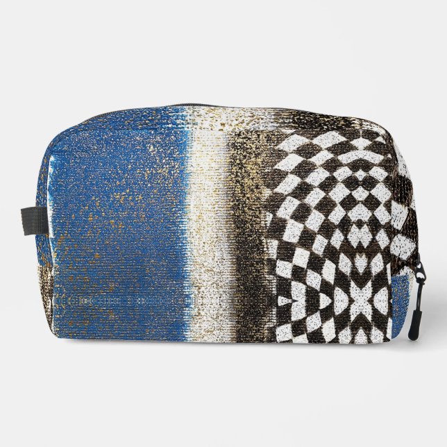 Sport bag or abstract chess travel bag (Front)