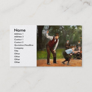 Sport - Baseball - Strike one 1921 Business Card