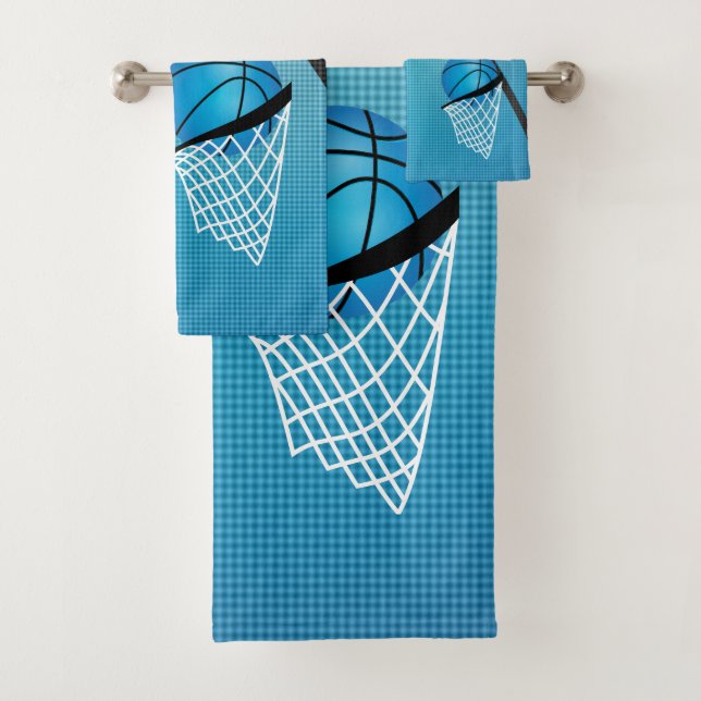 Sport 🏀 basket-ball - Bleu clair | Texte do-it-yo (En situation)