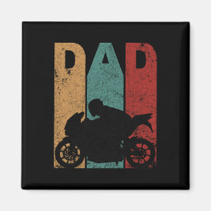 Sport Bike Dad Fathers Day Gift Biker Motorcycle Magnet