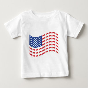 sPORT-bIKE-fLAG-wAVE Baby T-Shirt