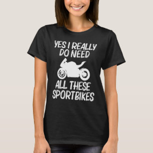 Sport Bike Men Women Racing Biker Motorbike Rider T-Shirt