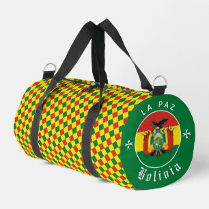 Sport Bolivie Sac, gym, sac de voyage, Drapeau bolivien