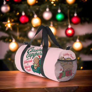 Sport Capybara Drôle sac de Noël