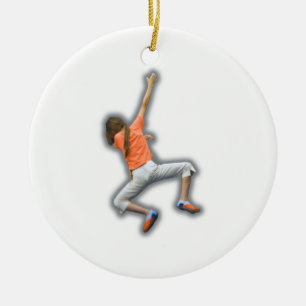 Sport Climbing Ceramic Ornament