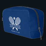 Sport Club Name Tennis Team Players Swag Dopp Kit<br><div class="desc">Easily customize this Dopp Kit by adding your club or society name by clicking the "Personalize" button. You can change the background, fonts, and color by clicking the "Edit with Design tool". Perfect for any club, business, or school society. Order as many or as fewer as required. There's no setup...</div>