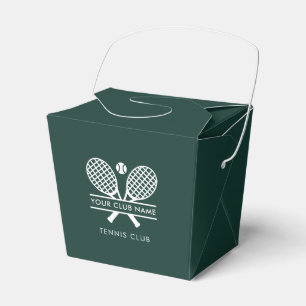 Sport Country Club Name Lawn Tennis Team Players Favor Box
