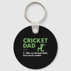 Sport Dad Definition Cricket Keychain