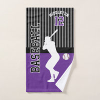 Sport de baseball - violet et noir