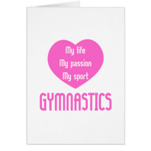 Sport de passion de la vie de gymnastique