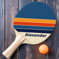 Sport Desert Retro Rainbow Striped with Name