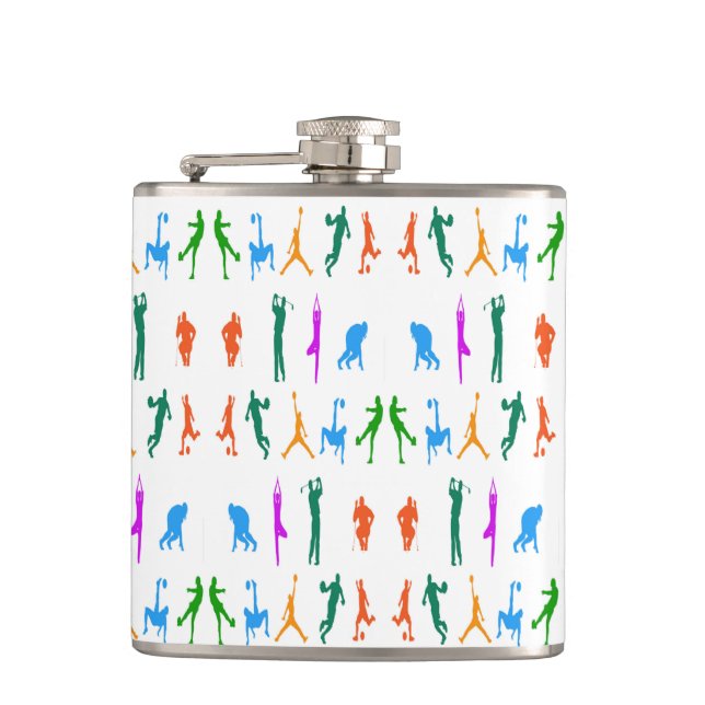 Sport Design image for Vinyl Wrapped Flask (Front)