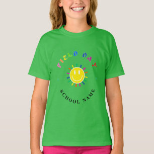 Sport Field day Red green yellow blue colour Team T-Shirt