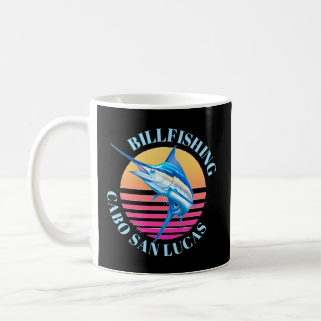 Sport Fishing Cabo San Lucas Coffee Mug (Left)
