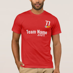Sport football soccer Team Field day Cheer School T-Shirt