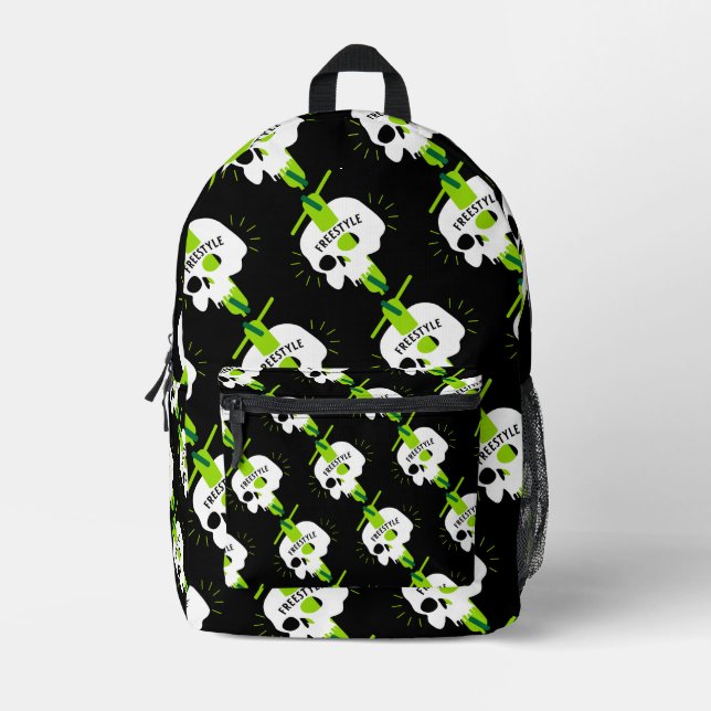 Sport Freestyle Scooters Printed Backpack (Front)